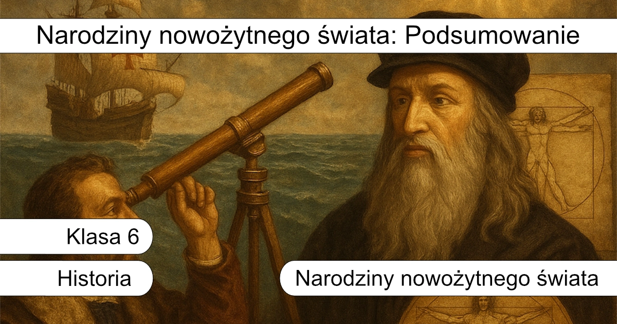 Quiz: Narodziny nowożytnego świata: Podsumowanie