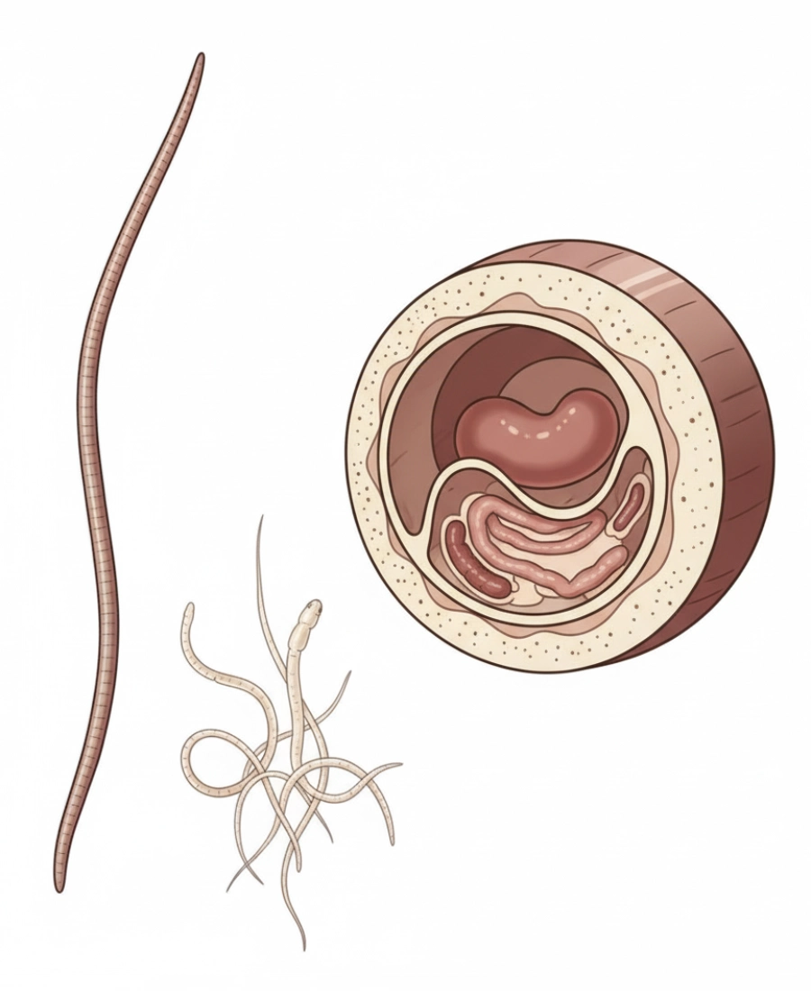 Quiz: Nicienie – zwierzęta, które mają nitkowate ciało