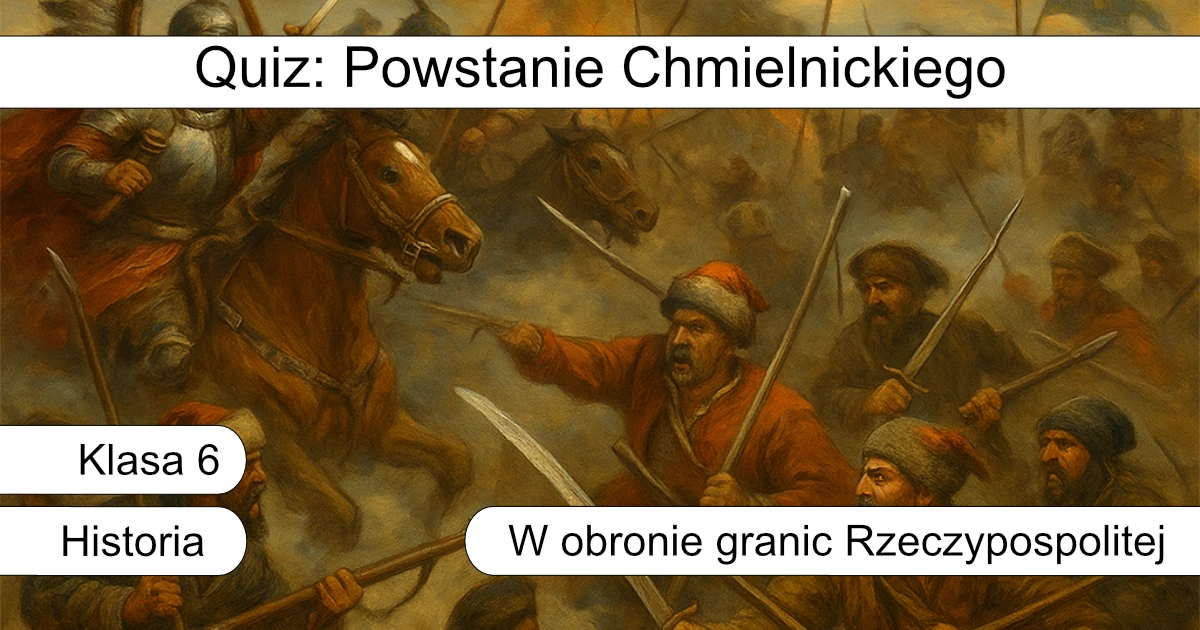 Quiz: Powstanie Chmielnickiego
