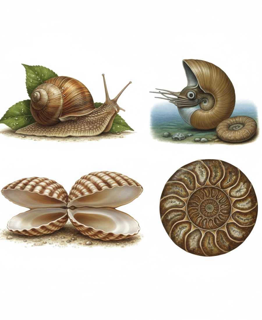 Quiz: Mięczaki – zwierzęta, które mają muszlę