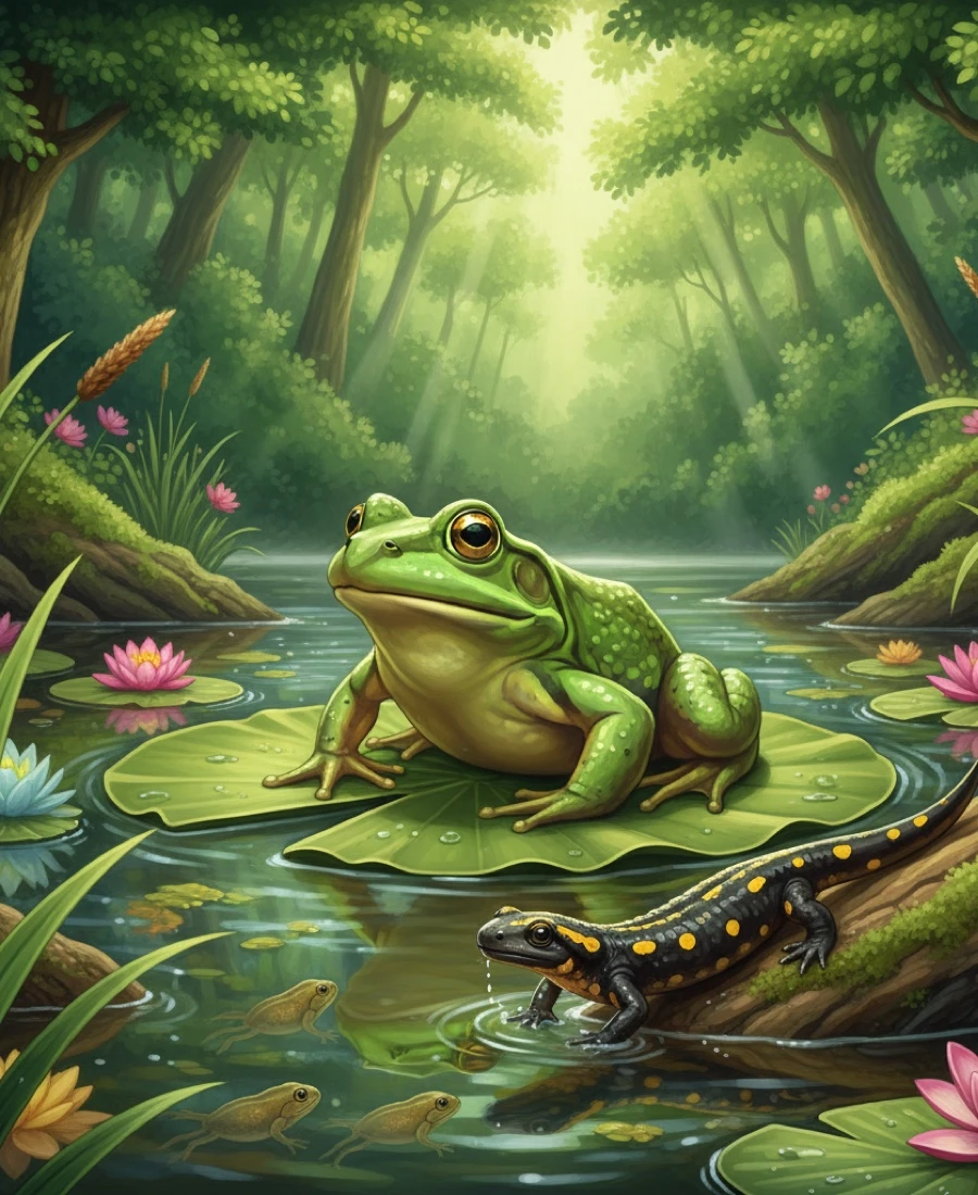 Quiz: Płazy – kręgowce wodno-lądowe