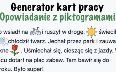 Generator kart pracy: Opowiadanie z piktogramami