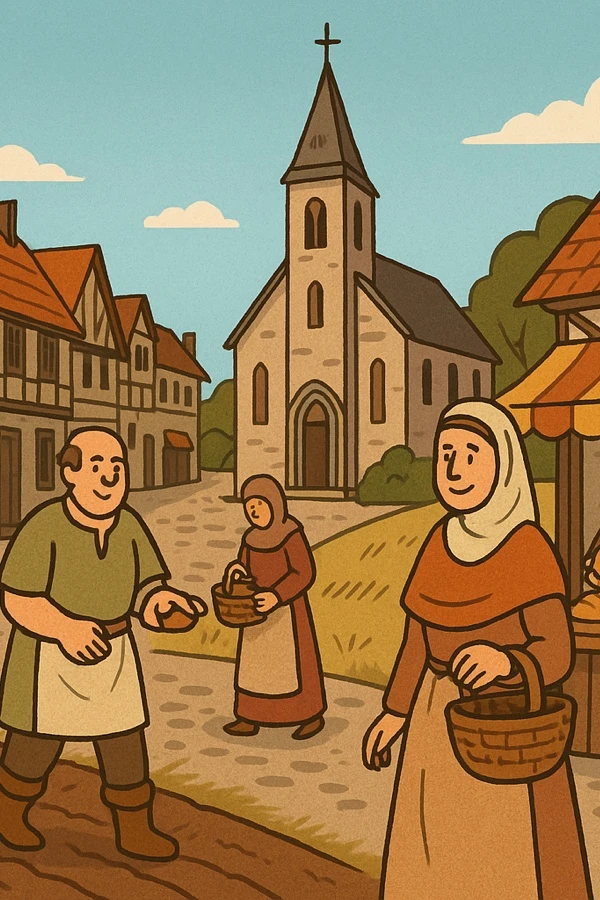 Quiz: Średniowieczne miasto i wieś