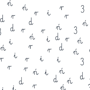 Generator kart pracy: Bystre oczko literkowe