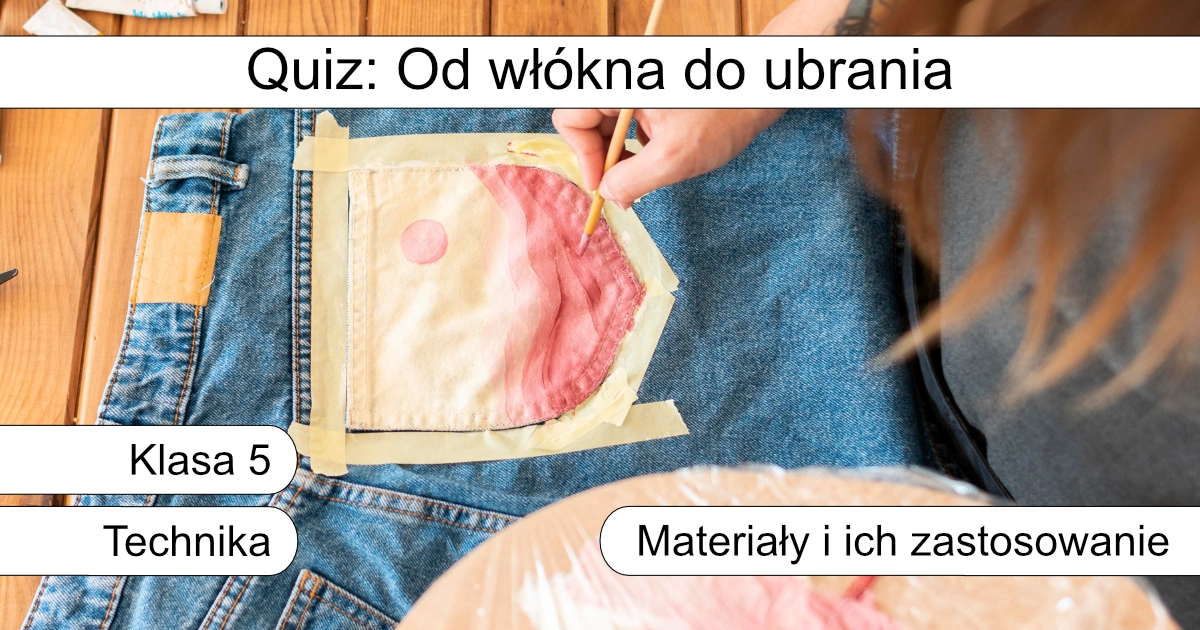 Quiz: Od włókna do ubrania