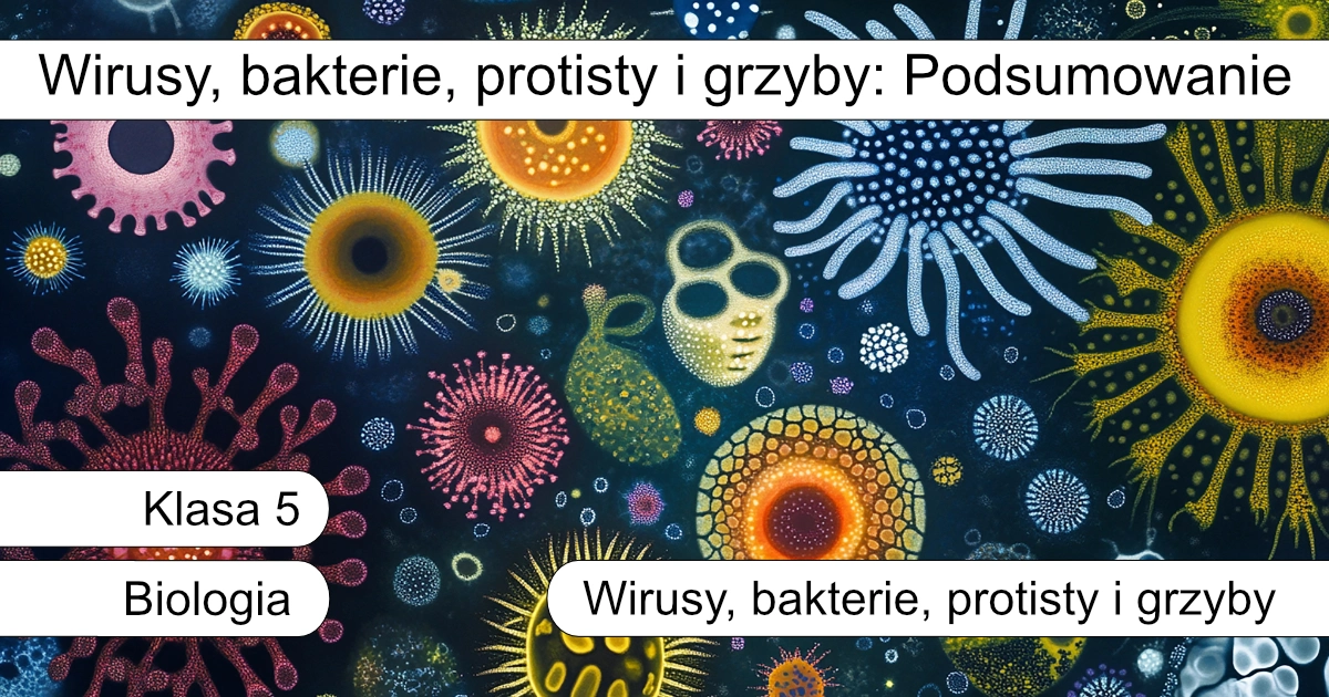Quiz: Wirusy, bakterie, protisty i grzyby: Podsumowanie