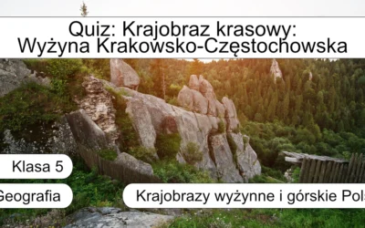 Quiz: Krajobraz krasowy