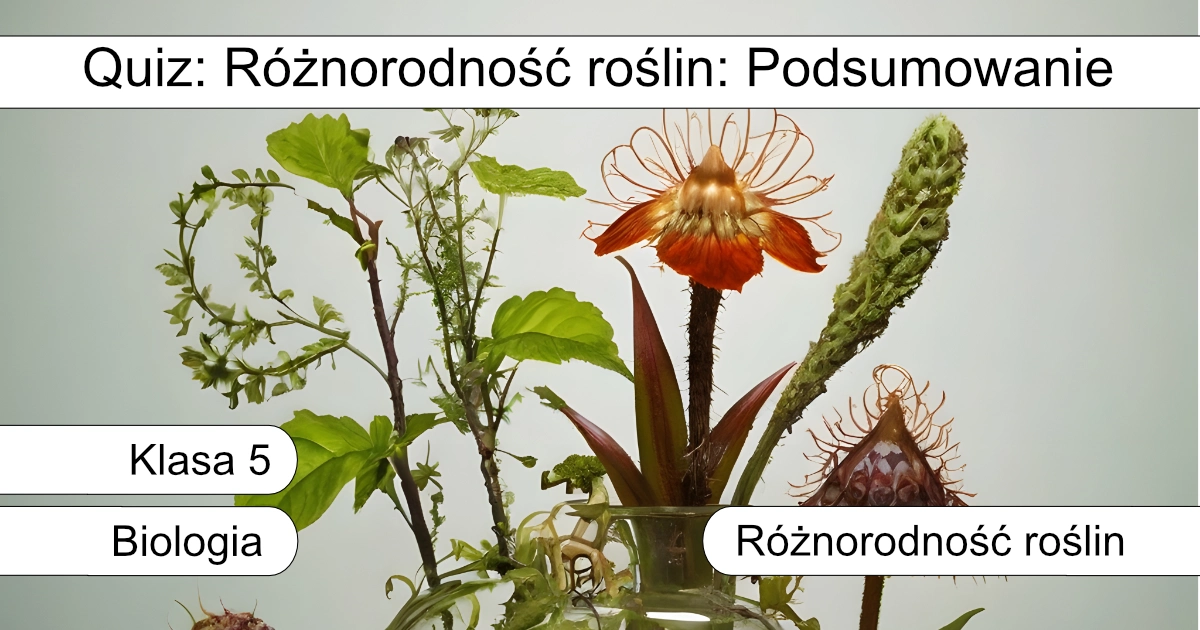 Quiz: Różnorodność roślin: Podsumowanie