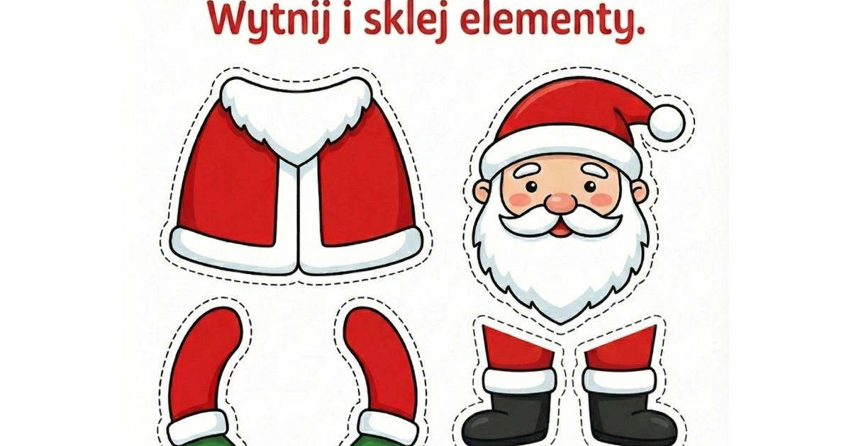 Wytnij Świętego Mikołaja