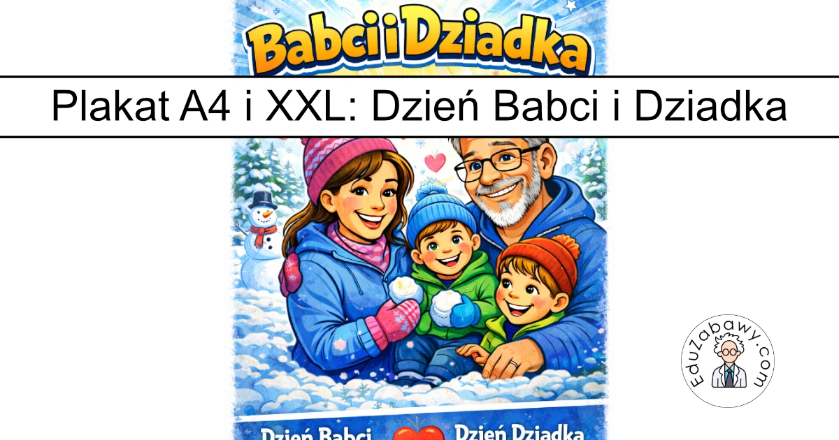 Plakat: Dzień Babci i Dziadka 41