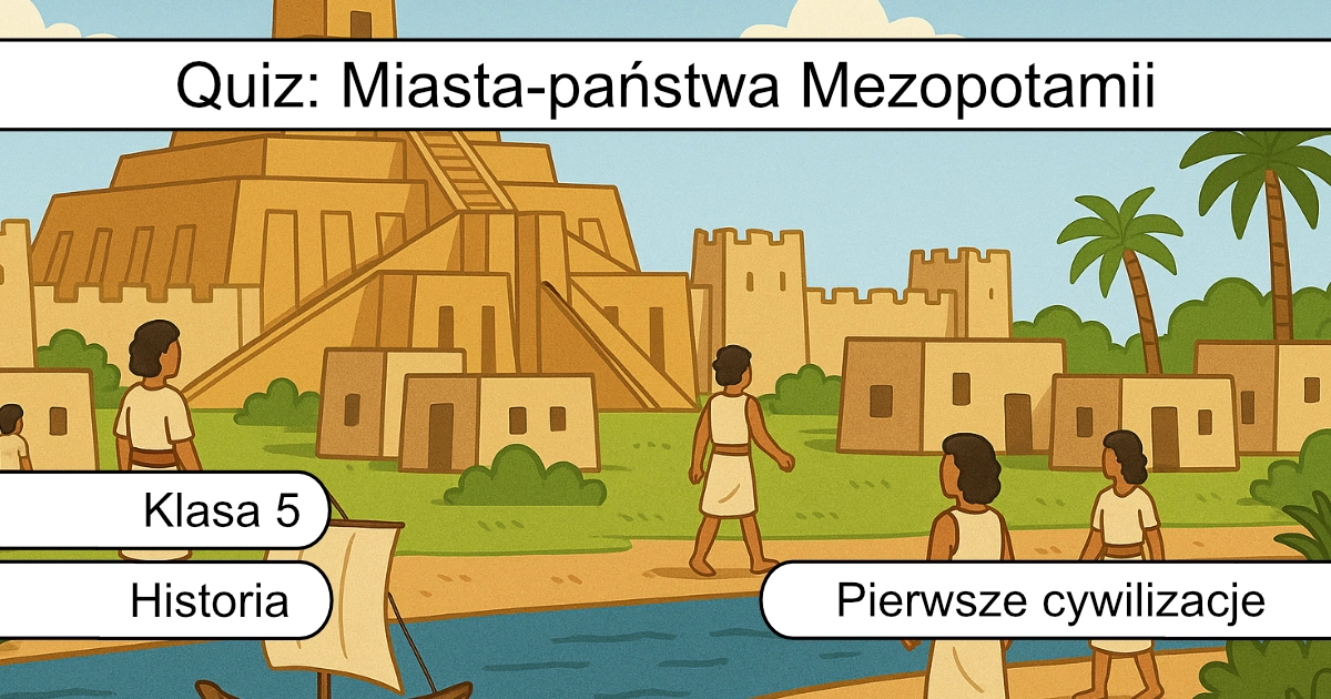 Quiz: Miasta-państwa Mezopotamii