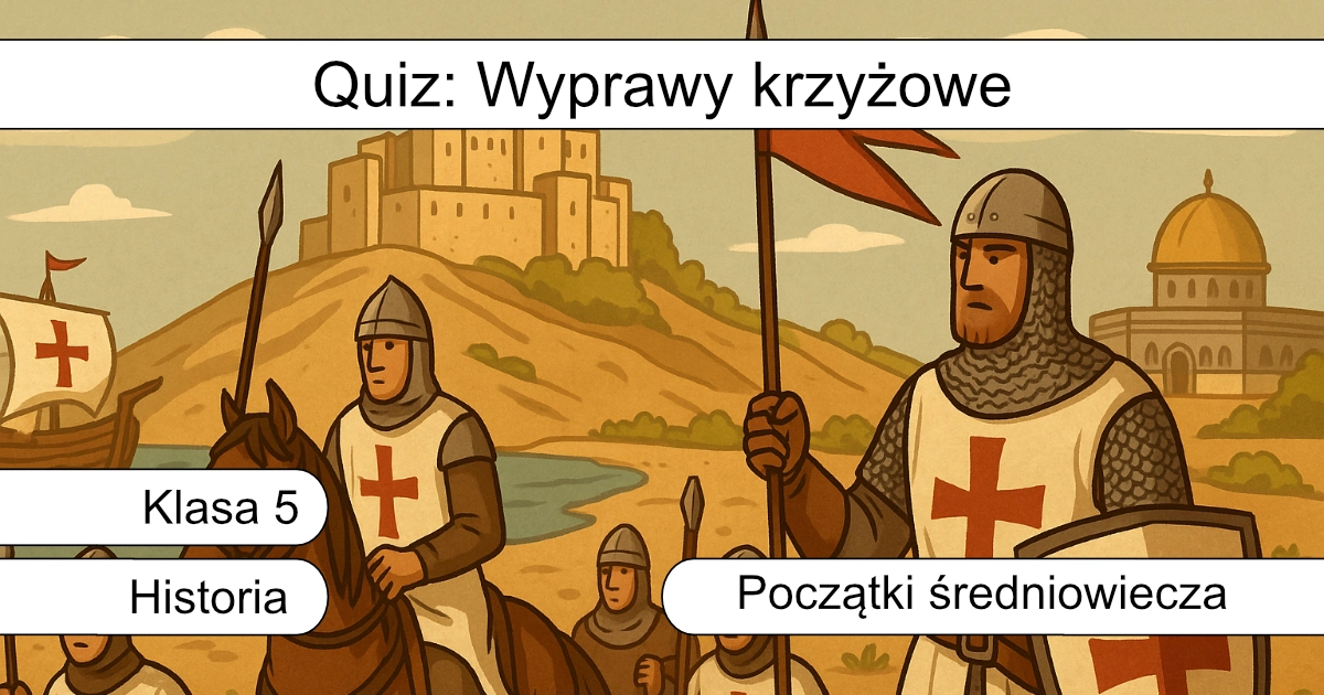 Quiz: Wyprawy krzyżowe