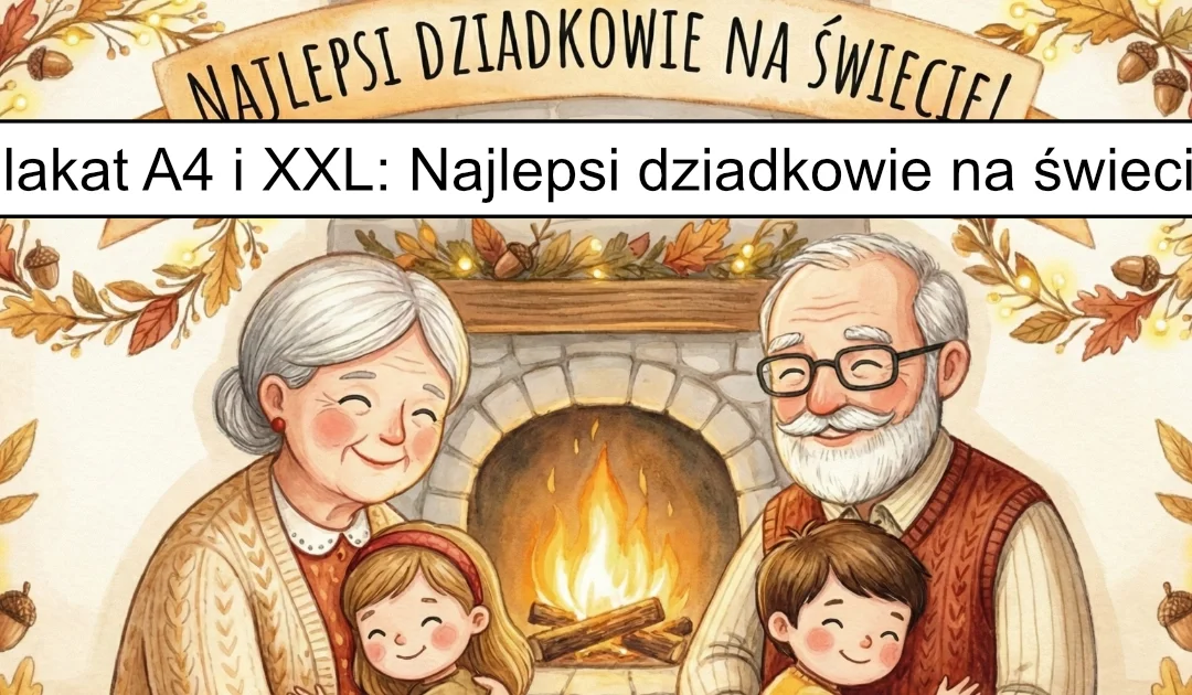 Plakat: Najlepsi dziadkowie na świecie