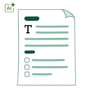 Generator kart pracy z AI: Czytanie ze zrozumieniem