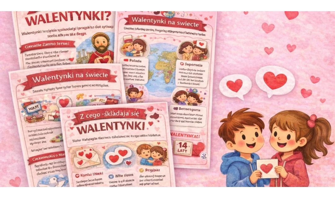 Gazetka tematyczna: Walentynki