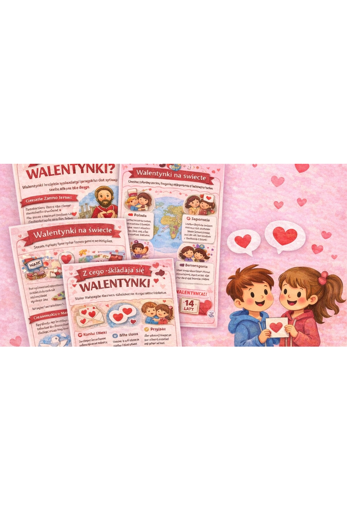 Gazetka tematyczna: Walentynki