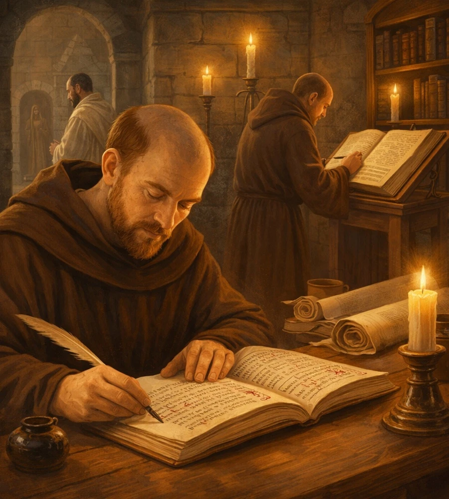 W średniowiecznym klasztorze