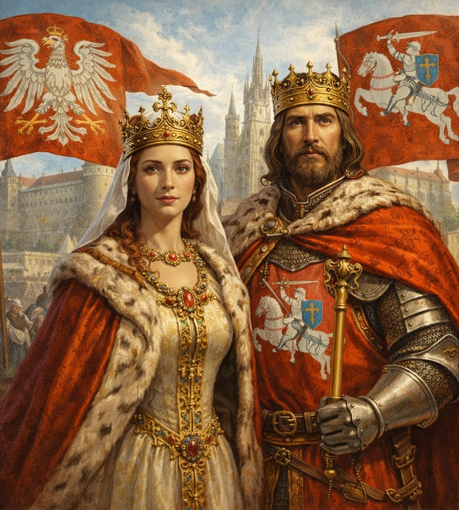 Jadwiga i Jagiełło. Unia polsko-litewska