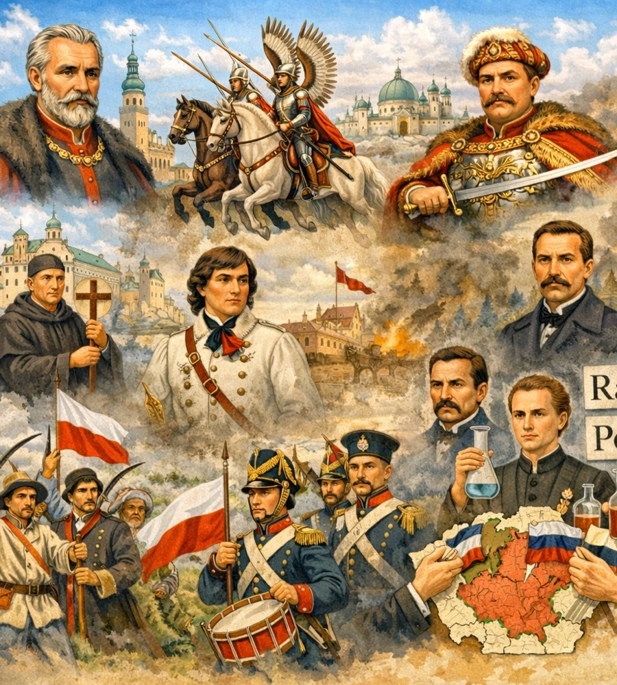 Quiz: Wojny i upadek Rzeczypospolitej podsumowanie działu (20 pytań)