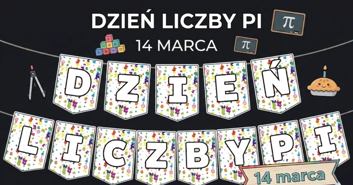 Girlanda Dzień liczby Pi 14 marca 