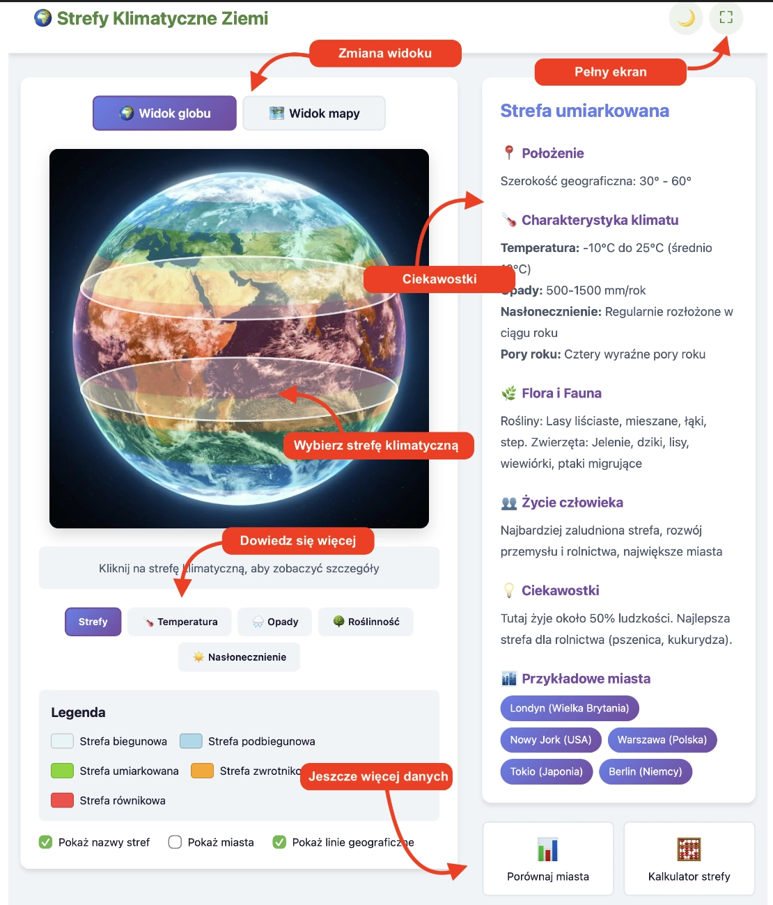 SymulacjaStrefyKlimatyczneZiemi Symulacja: Strefy Klimatyczne Ziemi 42