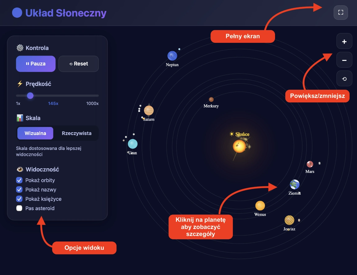 SymulacjaUkladSloneczny Symulacja: Układ słoneczny 42