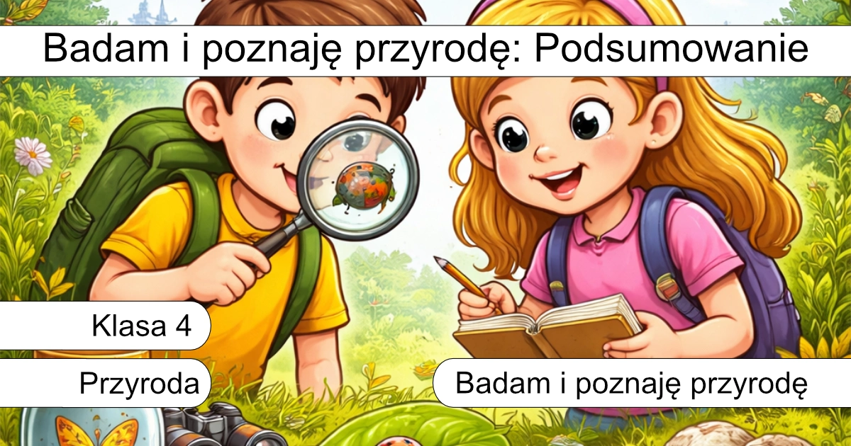Quiz: Badam i poznaję przyrodę: Podsumowanie