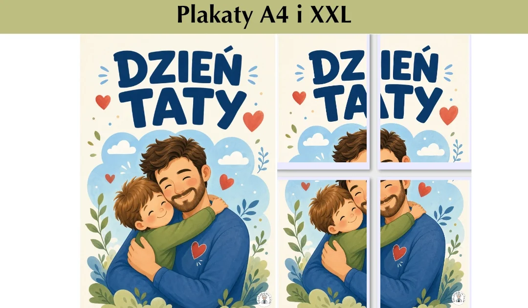 Plakat A4 i XXL: Kochany Tata