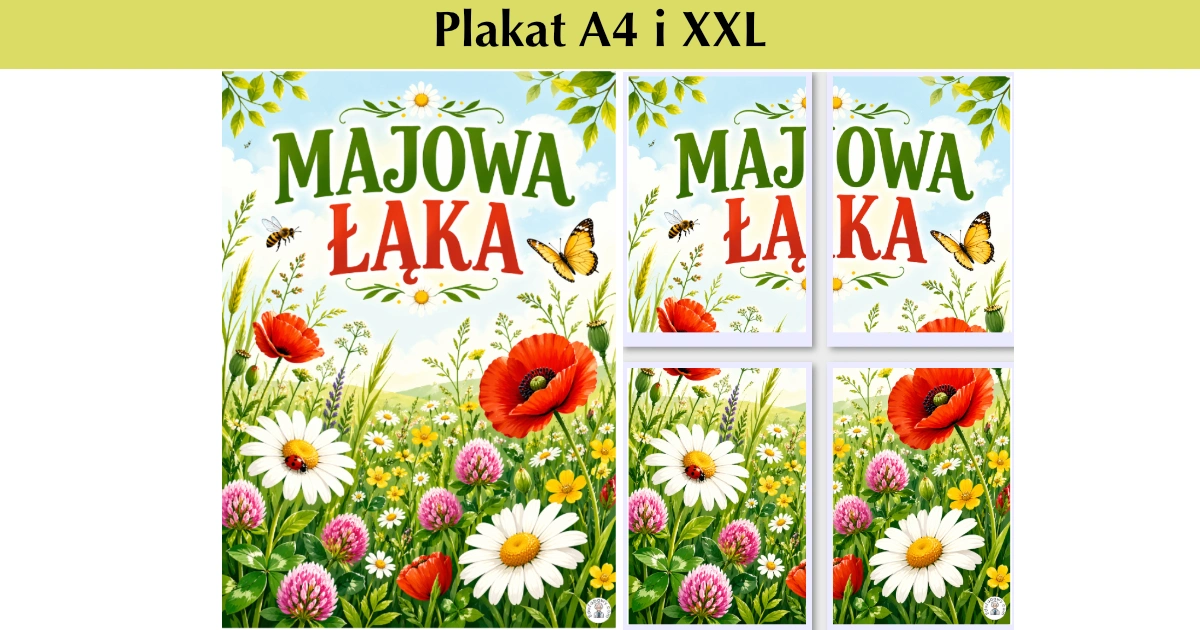 Plakat klasyczny „Majowa łąka”