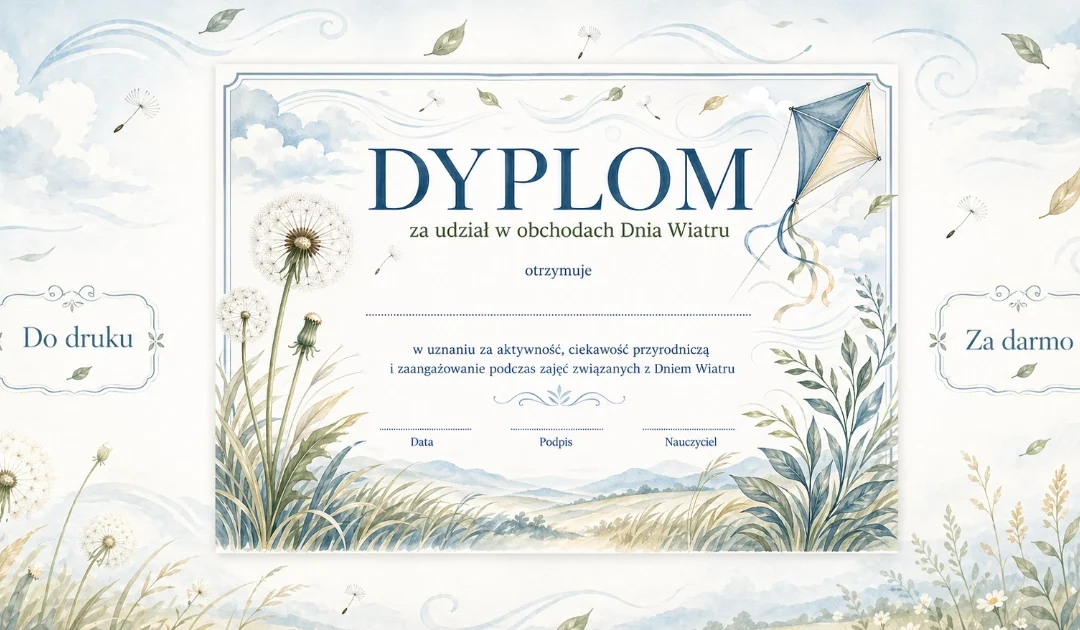 Dyplom obserwatora przyrody