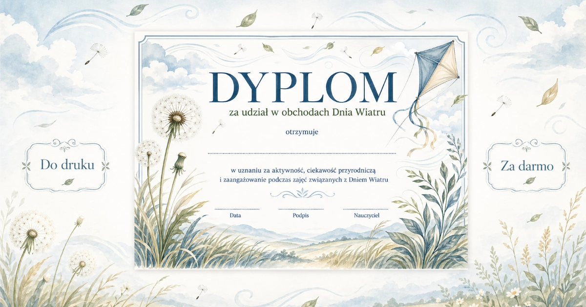 Dyplom obserwatora przyrody