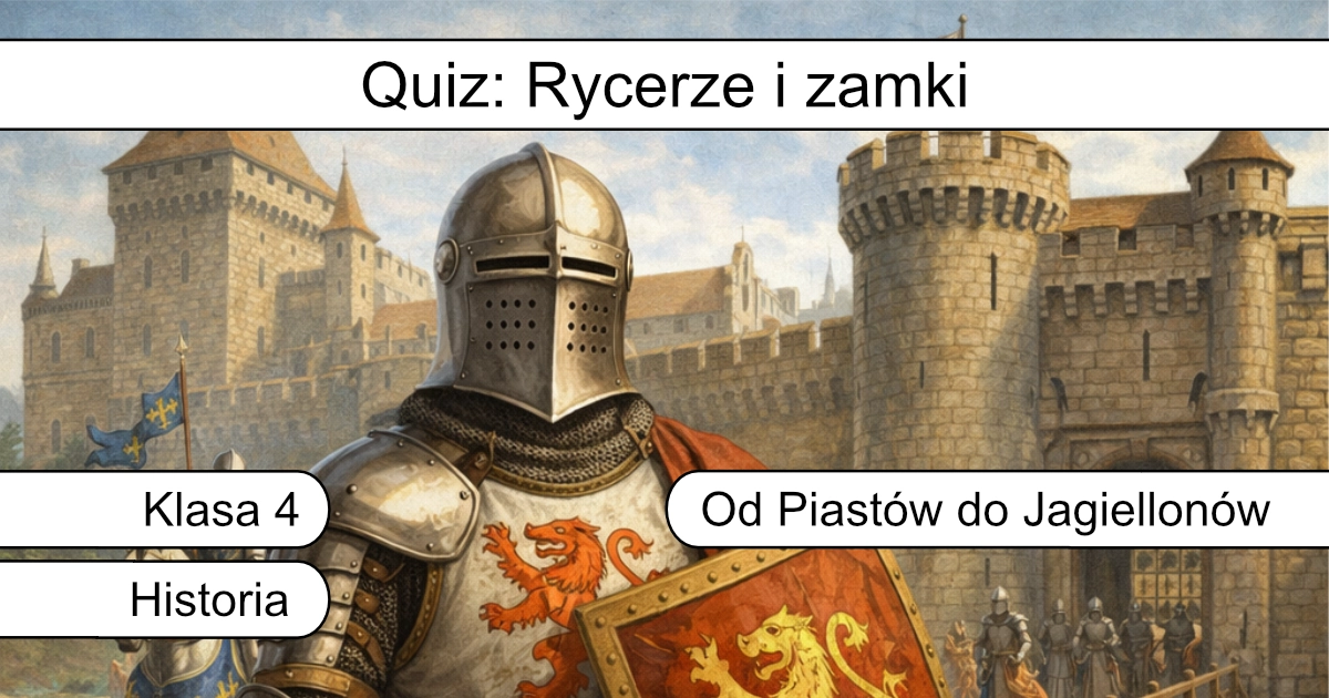 Quiz: Rycerze i zamki