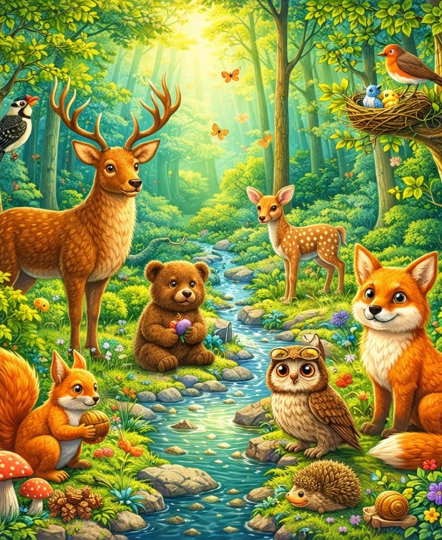 Jak wygląda życie w lesie?