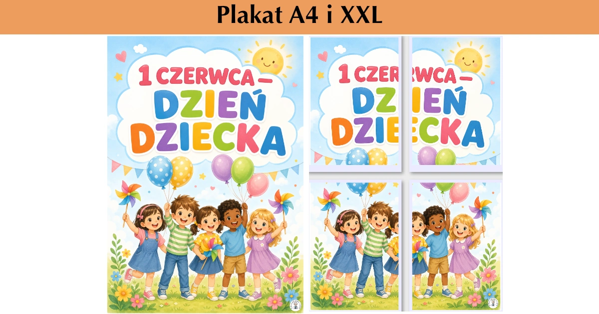 Plakat A4 i XXL: 1 czerwca 43