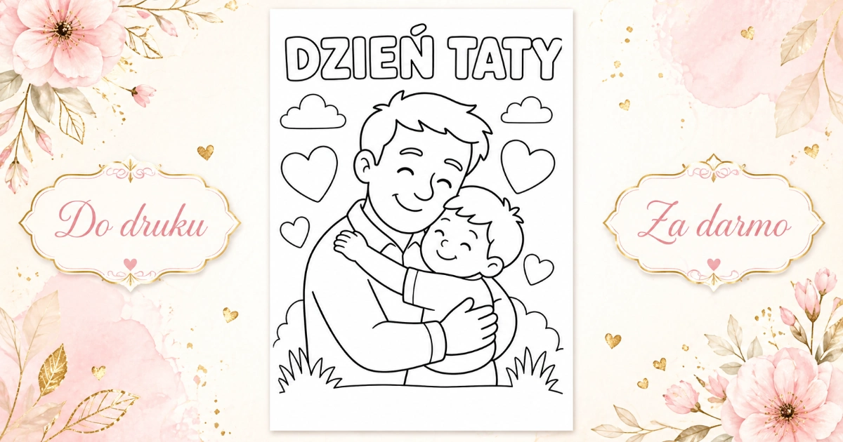 Kolorowanka: Ciepły uścisk