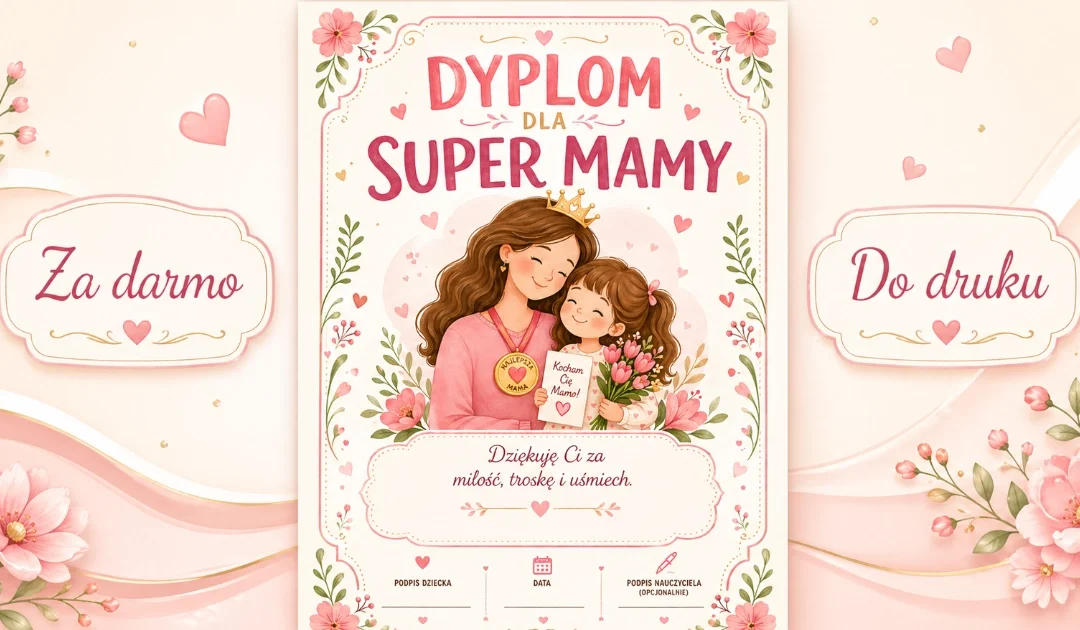 Dyplom dla Super Mamy