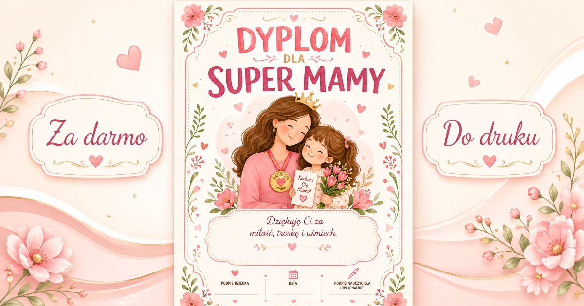 Dyplom dla Super Mamy