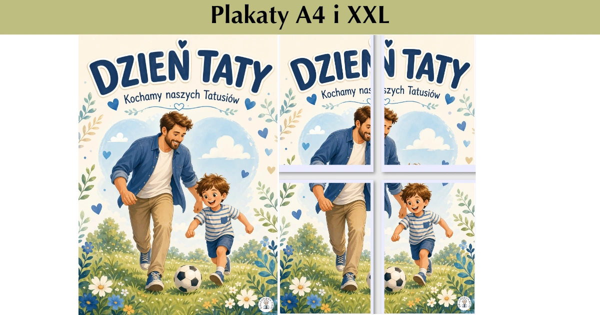 Plakat A4 i XXL: Tata i ja 43