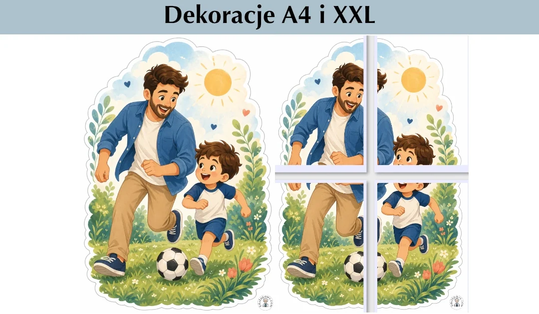 Dekoracje A4 i XXL: Wspólna zabawa
