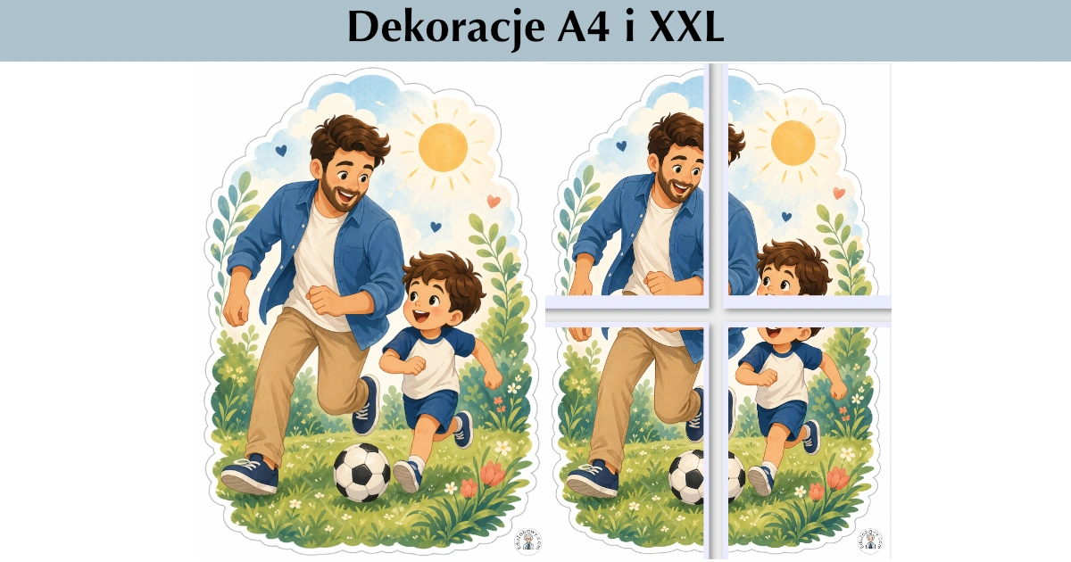 Dekoracje A4 i XXL: Wspólna zabawa