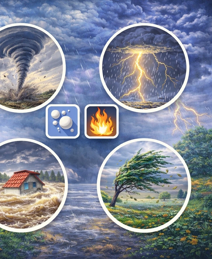 Jakie zjawiska pogodowe są groźne?