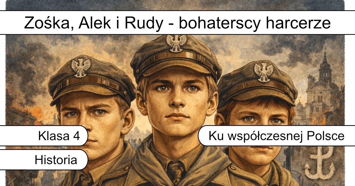 Zośka, Alek i Rudy – bohaterscy harcerze