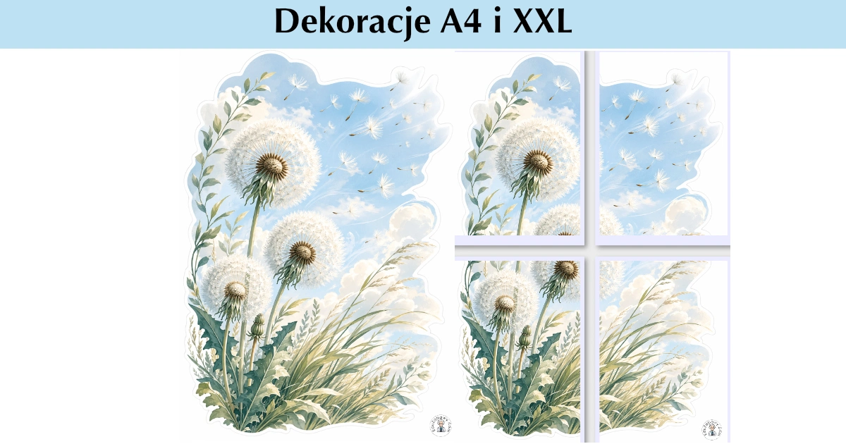 Dekoracje A4 i XXL: Dmuchawce