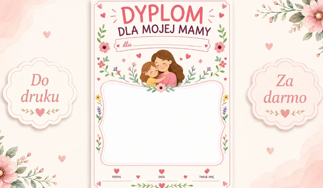 Dyplom dla Mojej Mamy
