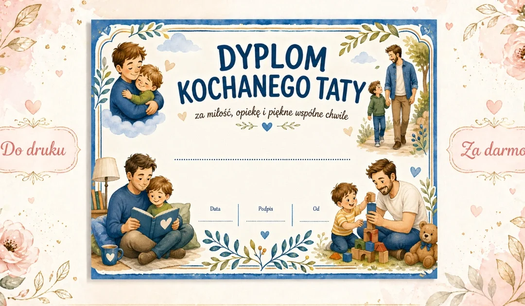 Dyplom: Kochany Tata