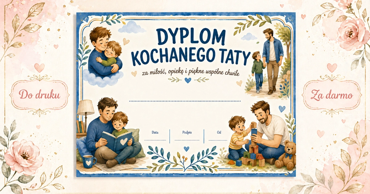 Dyplom: Kochany Tata