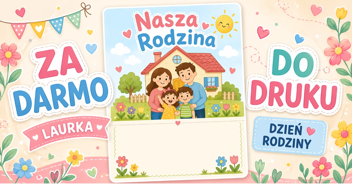 Laurka z domem i rodziną