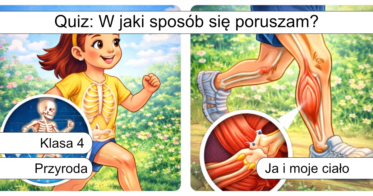 Quiz: W jaki sposób się poruszam?