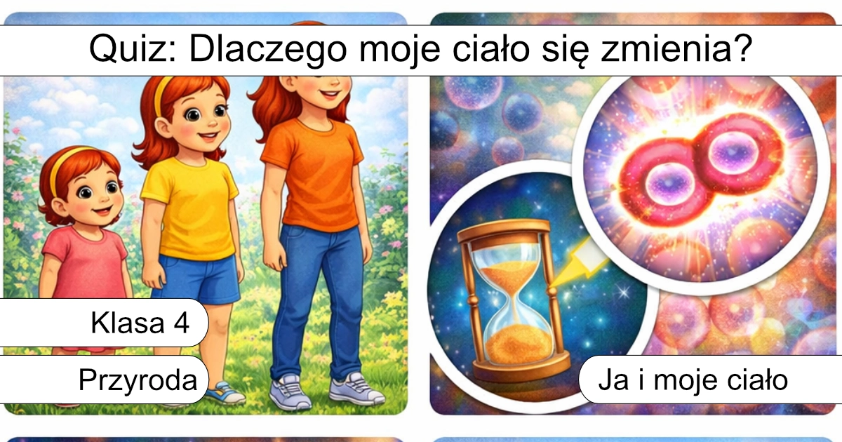 Quiz: Dlaczego moje ciało się zmienia?