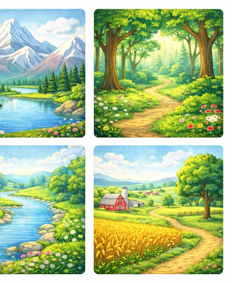 Quiz: Krajobraz wokół nas: podsumowanie (20 pytań)